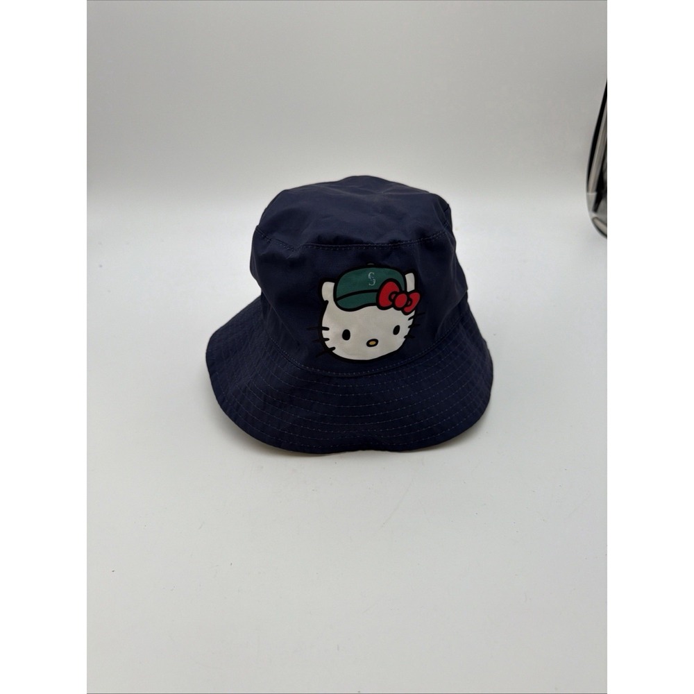 Sanrio Hello Kitty x Seattle Mariners Reversible Bucket Hat 2025 SGA MLB Cap OS